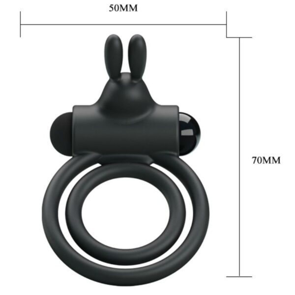 PRETTY LOVE OSMOND SILICONE VIBRATING RING - Image 5