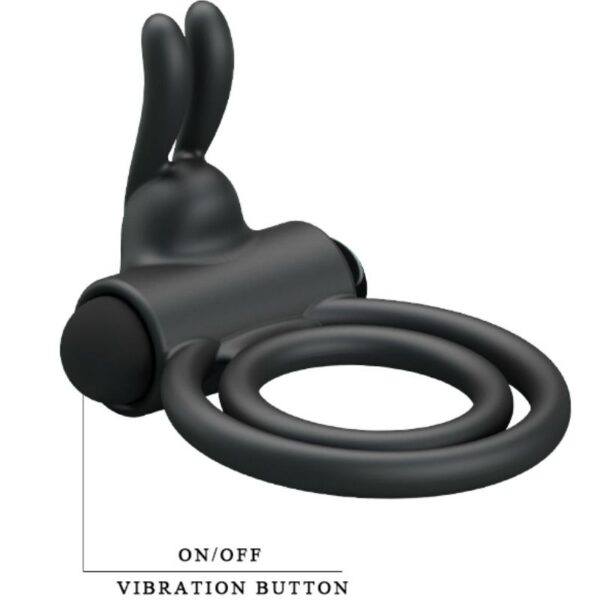 PRETTY LOVE OSMOND SILICONE VIBRATING RING - Image 8