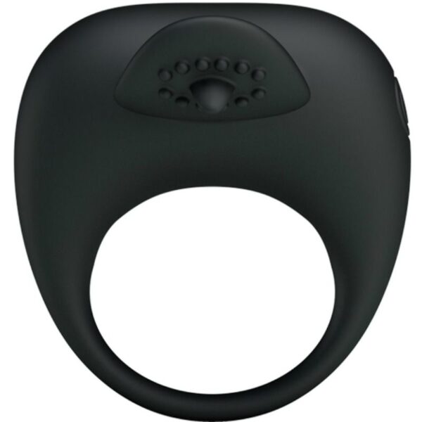 PRETTY LOVE VIBRATING SILICONE RING WITH TONGUE - Image 4