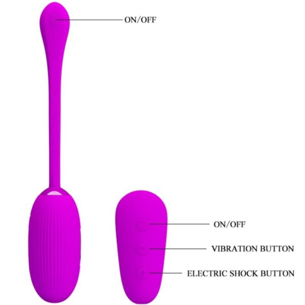 PRETTY LOVE SHOCK FUN VIBRATING EGG ELECTROSHOCK FUNCTION - Image 6