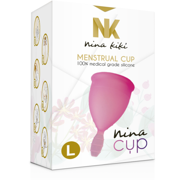NINA CUP MENSTRUAL CUP SIZE PINK L - Image 8