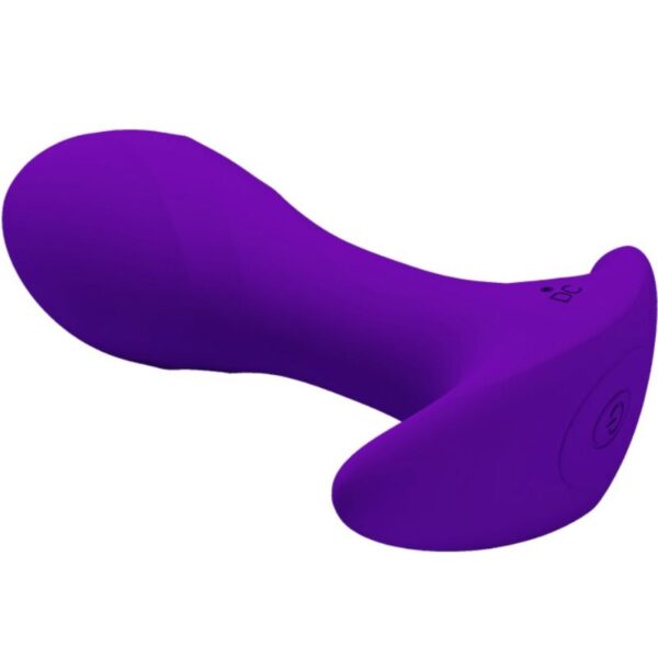 PRETTY LOVE ANAL PLUG MASSAGER PURPLE - Image 3