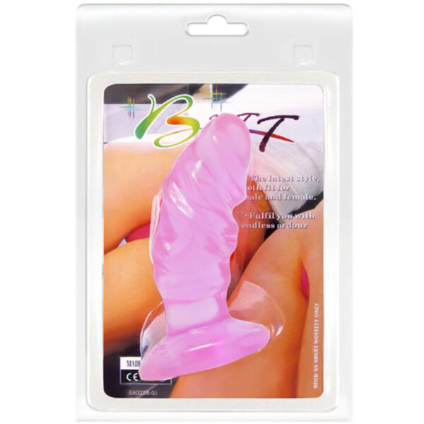 BAILE UNISEX ANAL PLUG WITH SUCTION CUP PINK - Image 3