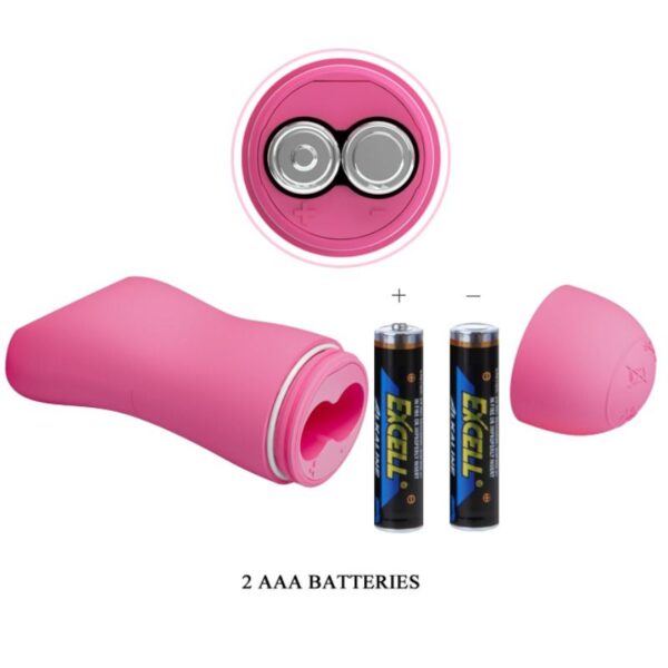 ROMANTIC WAVE VIBRATING AND ELETRIC SHOCK NIPPLE CLAMPS FUCHSIA - Image 7