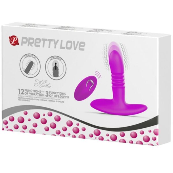 PRETTY LOVE HEATHER UP AND DOWN FUNCTION AND VIBRATING BUTT MASSAGER - Image 2