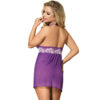 SUBBLIME WHITE FLORAL LACES BABYDOLL PURPLE - Image 2