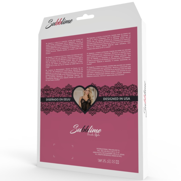 SUBBLIME PEIGNOIR FLORAL DESIGN ONE SIZE - Image 4