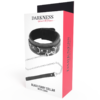 DARKNESS BLACK FURRY COLLAR WITH LEASH - Image 5