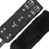 DARKNESS WRIST RESTRAINTS BLACK WITH FUR - Image 5