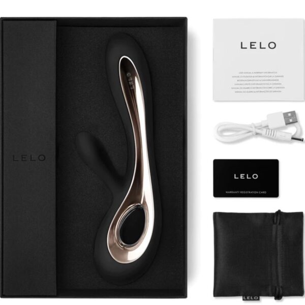 LELO - SORAYA 2 VIBRATOR RABBIT BLACK - Image 2
