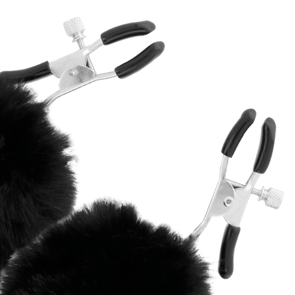 DARKNESS FUR BALL NIPPLE CLAMS - Image 3