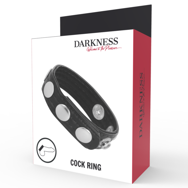 DARKNESS LEATHER COCKRING - Image 4
