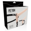 FETISH SUBMISSIVE SILICONE STRAP-ON VIBRATOR FLESH 15CM - Image 4