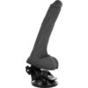 BASECOCK REALISTIC VIBRATOR REMOTE CONTROL BLACK 19 CM - Image 4