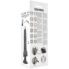 BASECOCK REALISTIC VIBRATOR REMOTE CONTROL BLACK 19 CM - Image 6