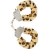 FURRY FUN CUFFS BONDAGE LEOPARD