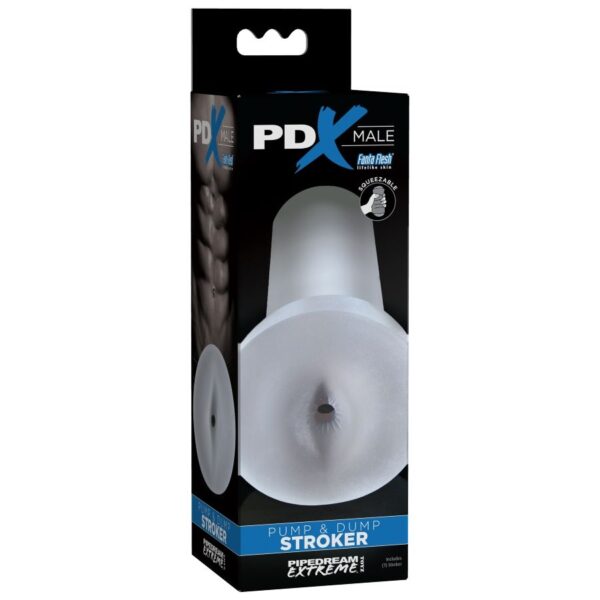 PDX MALE PUMP AND DUMP STROKER - CLEAR - Image 3