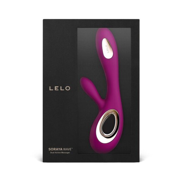 LELO SORAYA WAVE DEEP RABBIT VIBRATOR ROSE - Image 4