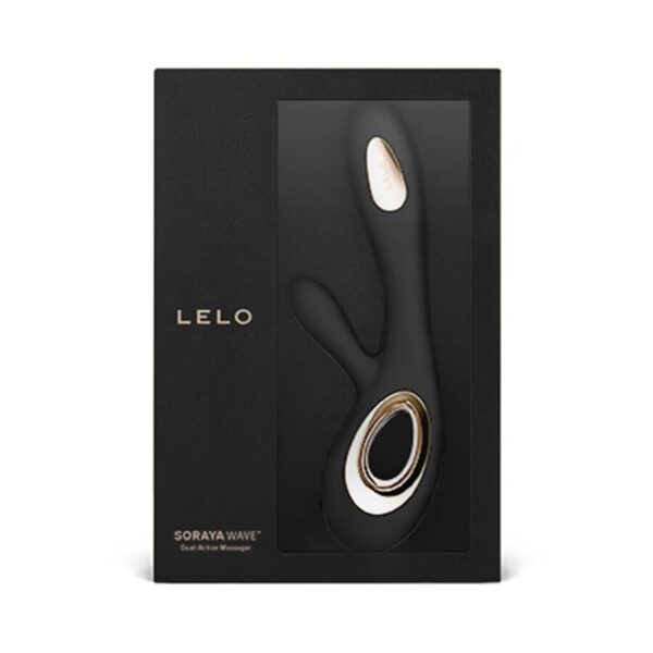 LELO SORAYA WAVE DEEP RABBIT VIBRATOR BLACK - Image 3