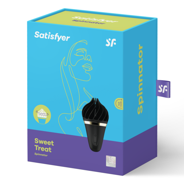 SATISFYER SWEET TREAT SPINNATOR - BLACK - Image 5