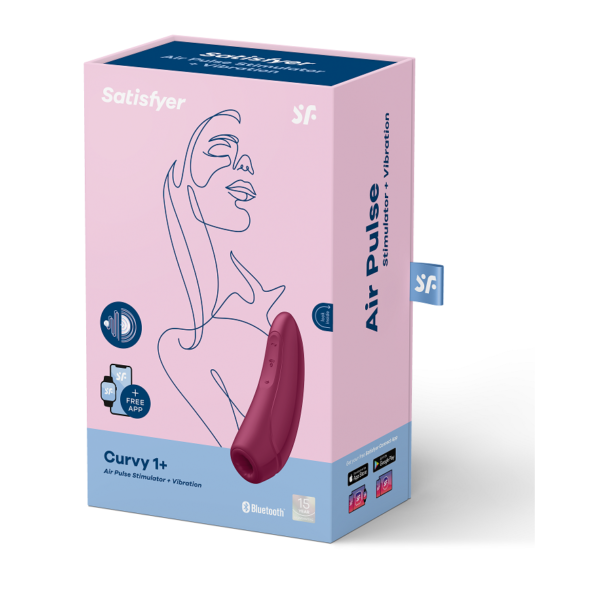 SATISFYER CURVY 1+ RED/ ROSE - Image 7