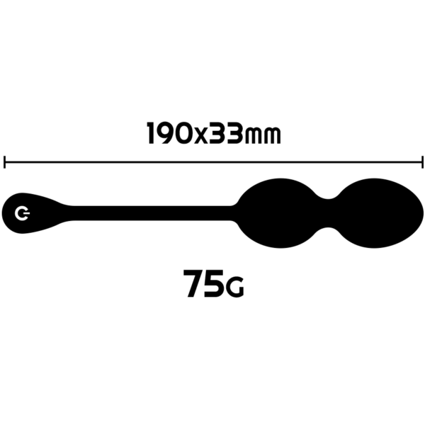 RITHUAL NISHA RECHARGEABLE KEGEL BALLS BLACK - Image 6