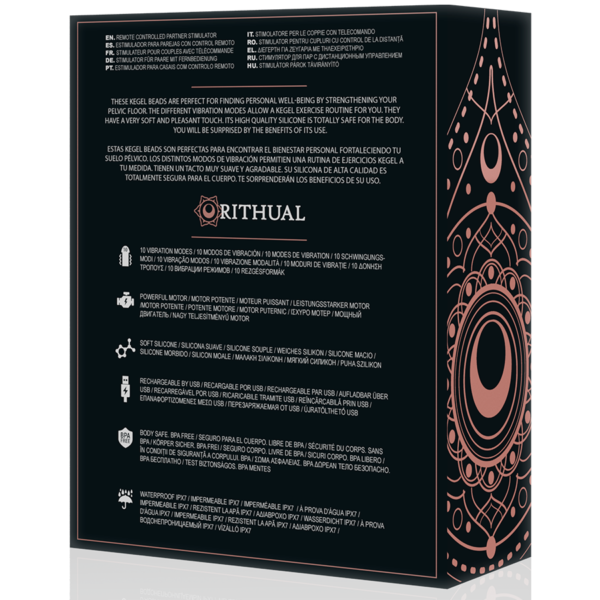 RITHUAL NISHA RECHARGEABLE KEGEL BALLS BLACK - Image 11