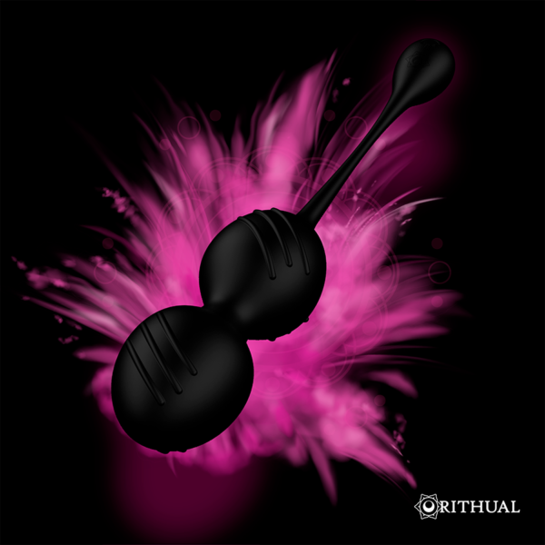 RITHUAL NISHA RECHARGEABLE KEGEL BALLS BLACK - Image 4