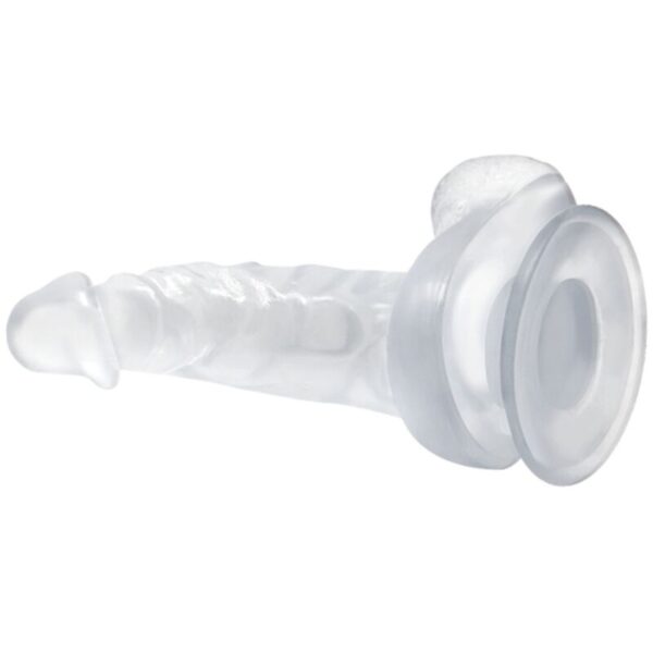 BAILE REALISTIC DILDO SUCTION CUP AND TESTICLES 16.7 CM - CLEAR - Image 2