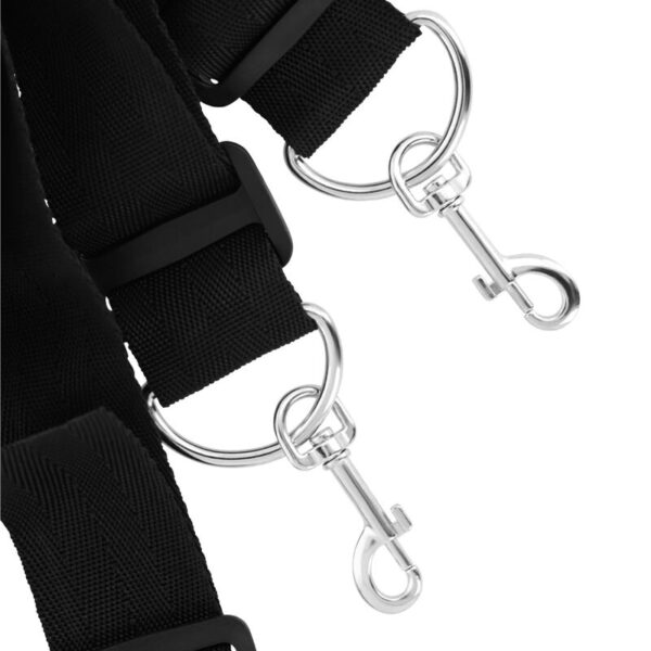 DARKNESS INTERLACE OVER AND UNDER BED RESTRAINT SET - Image 5