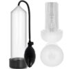 PUMP ADDICTED RX3 TRANSPARENT WITH PLEASURE SLEEVE