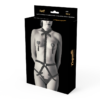 COQUETTE CHIC DESIRE ELASTIC HARNESS SET AND NIPPLE COVERS BLACK - Image 4