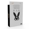 COQUETTE CHIC DESIRE VEGAN LEATHER MASK WITH BUNNY EARS - Image 6