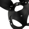 COQUETTE CHIC DESIRE VEGAN LEATHER MASK WITH BUNNY EARS - Image 4