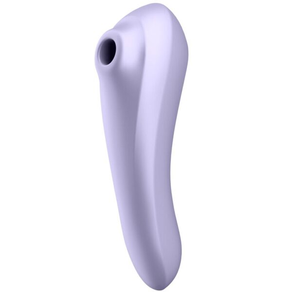 SATISFYER DUAL PLEASURE AIR PULSE VIBRATOR MAUVE - Image 3