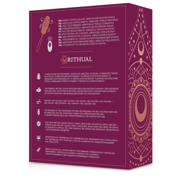 RITHUAL SITA REMOTE CONTROLLED EGG ROTATION PEARLS + VIBRATION - Image 7