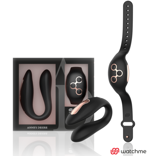 ANNE'S DESIRE DUAL PLEASURE WIRELESS TECHNOLOGY WATCHME BLACK/GOLD - Image 2