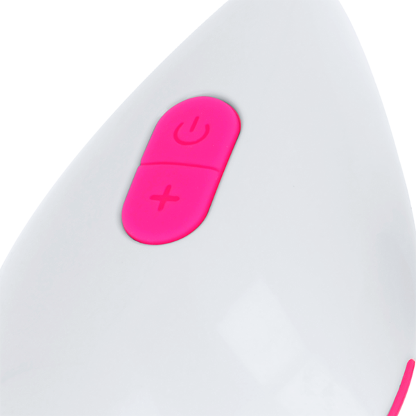 OH MAMA TEXTURED VIBRATING EGG 10 MODES - PINK AND WHITE - Image 4