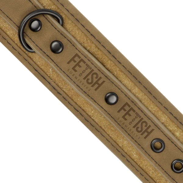 FETISH SUBMISSIVE ORIGIN HANDCUFFS VEGAN LEATHER - Image 4