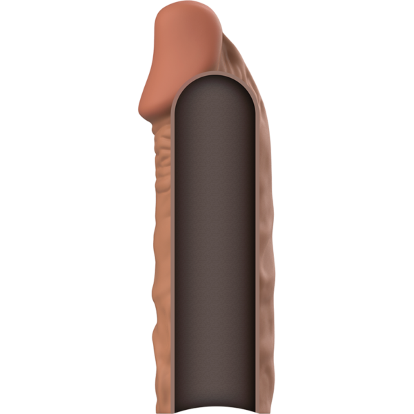VIRILXL PENIS EXTENDER EXTRA COMFORT SLEEVE V5 BROWN - Image 3