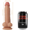 CYBER SILICOCK STRAP-ON JUDE LIQUID SILICONE WITH 3 RINGS FREE - Image 6