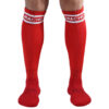 MACHO MALE LONG SOCKS ONE SIZE - RED - Image 2