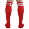 MACHO MALE LONG SOCKS ONE SIZE - RED - Image 3