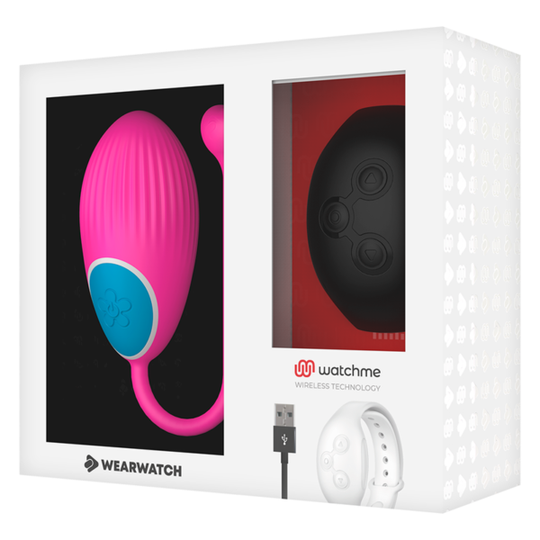 WEARWATCH EGG WIRELESS TECHNOLOGY WATCHME FUCHSIA / JET BLACK - Image 8