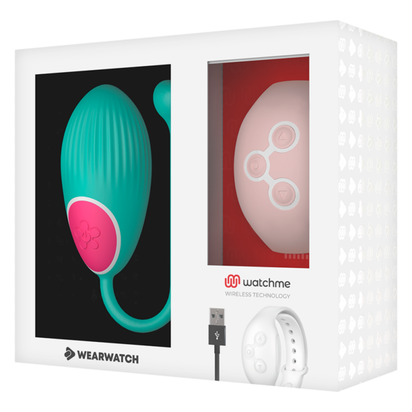 WEARWATCH EGG WIRELESS TECHNOLOGY WATCHME AQUAMARINE / PINK - Image 6