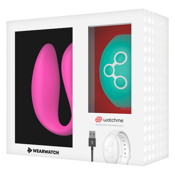 WEARWATCH DUAL PLEASURE WIRELESS TECHNOLOGY WATCHME FUCHSIA / AQUAMARINE - Image 8
