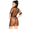 PENTHOUSE MIDNIGHT MIRAGE PEIGNOIR - BLACK S-L - Image 2